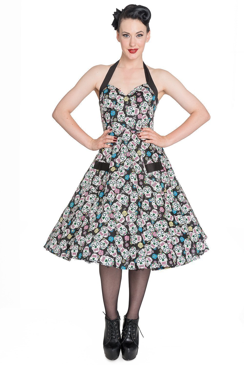 Calaveras 50's Dress - darkling.be