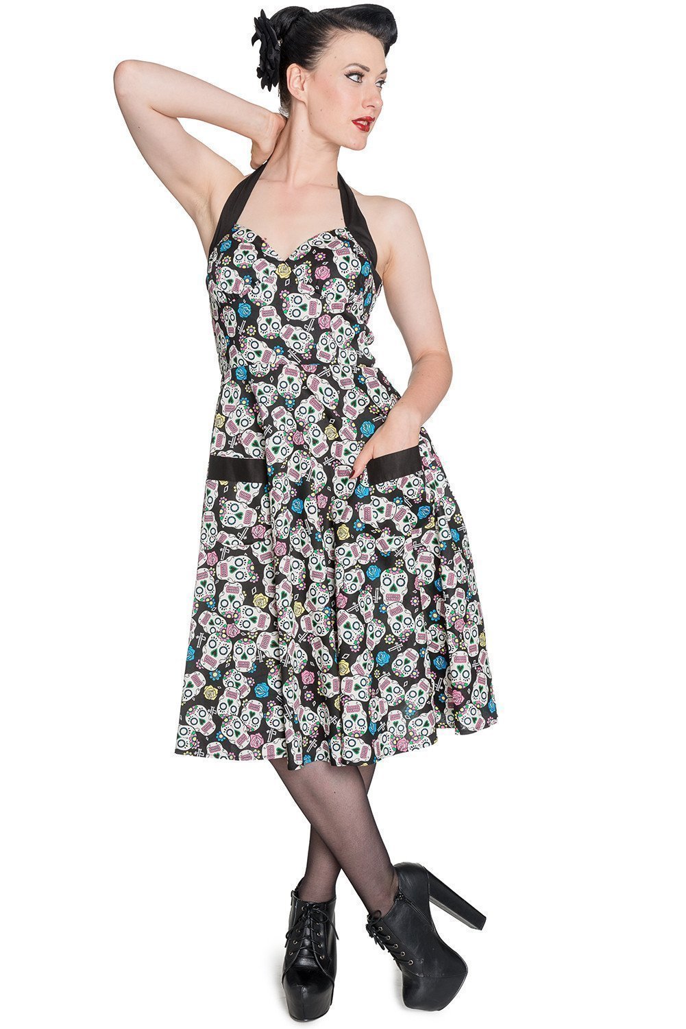 Calaveras 50's Dress - darkling.be