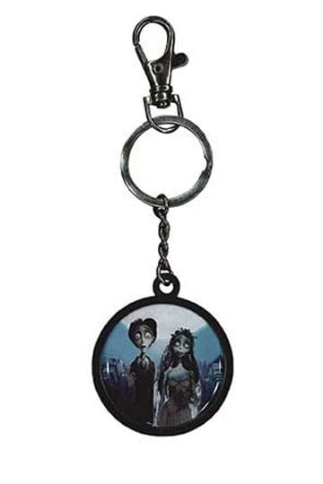 Corpse Bride - Metal Keychain Couple & Logo 7 cm - darkling.be