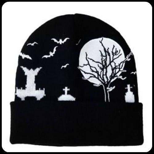 Eerie Cemetary Beanie - darkling.be