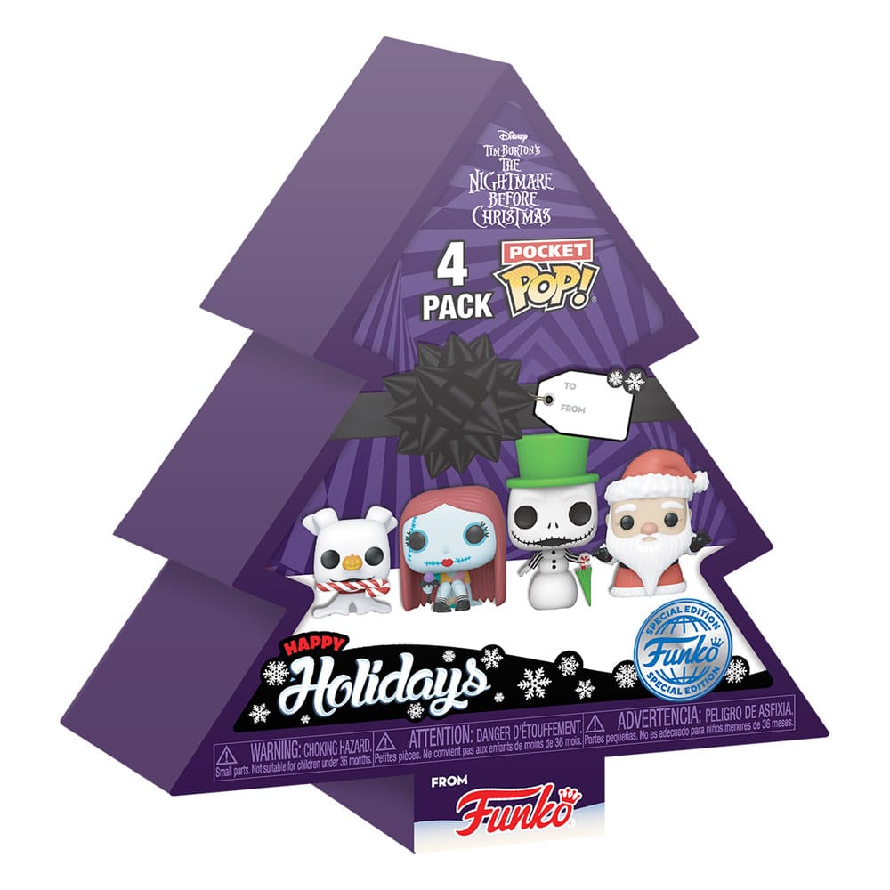 Nightmare before Christmas - Pocket POP! Vinyl Figure 4 - Pack Tree Holiday 4 cm - darkling.be