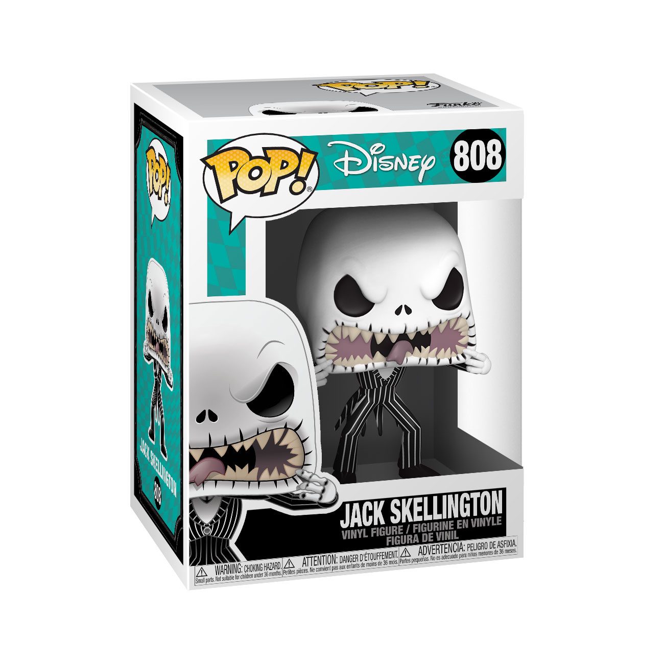 Nightmare before Christmas - POP! Disney Vinyl Figure Jack Scary Face 9 cm - darkling.be