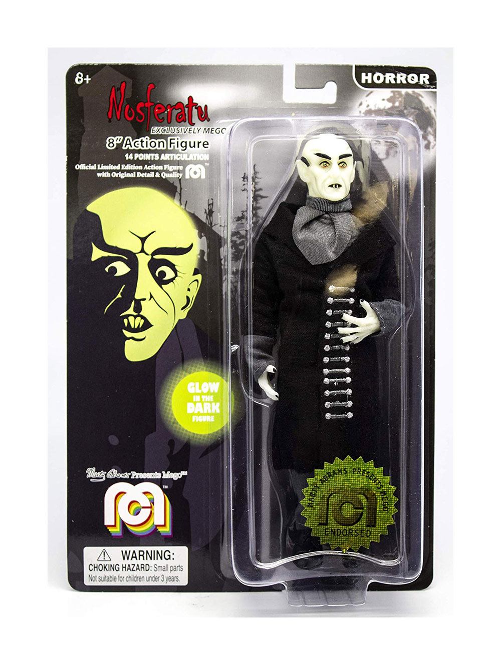 Nosferatu - Action Figure Nosferatu (Glow in the Dark) 20 cm - darkling.be