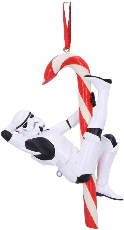Star Wars - Original Stormtrooper Hanging Tree Ornament Candy Cane 12 cm - darkling.be