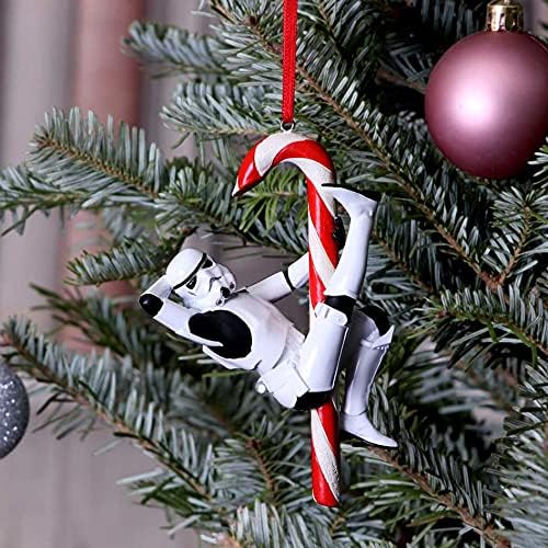 Star Wars - Original Stormtrooper Hanging Tree Ornament Candy Cane 12 cm - darkling.be