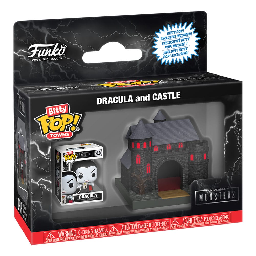 Universal Monsters - Bitty POP! Towns Vinyl Figure Dracula with Castle - darkling.be