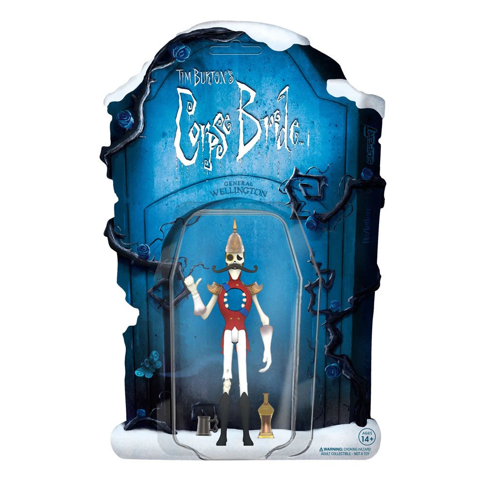 Tim Burton's Corpse Bride - ReAction Action Figure General Wellington 10 cm - darkling.be