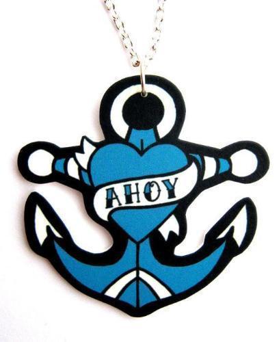 Ahoy Anchor Neclace - darkling.be