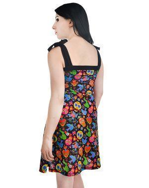 Annabel Dress - Mexican Embroidery (S-2XL) - darkling.be