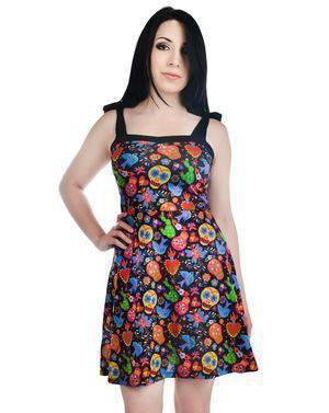 Annabel Dress - Mexican Embroidery (S-2XL) - darkling.be