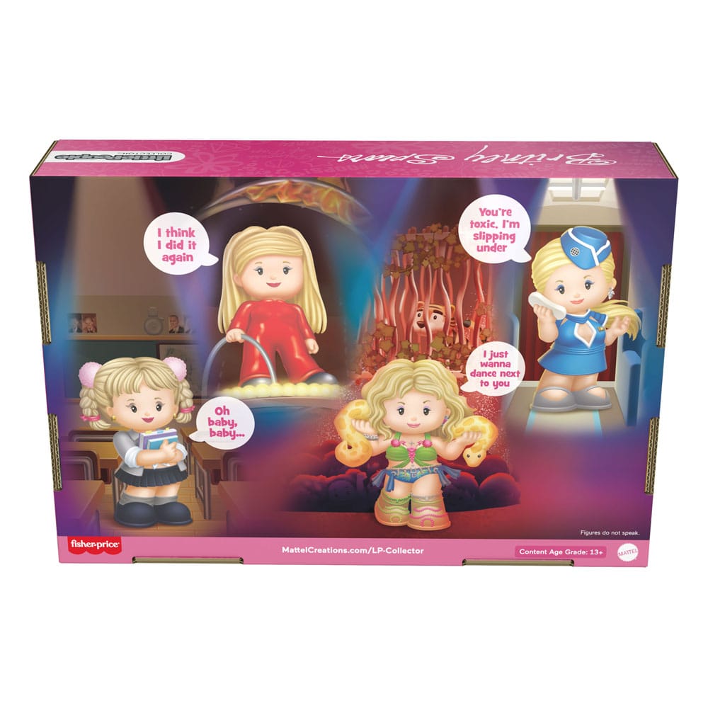 Britney Spears - Fisher - Price Little People Collector Mini Figures 4 - Pack 7 cm - darkling.be