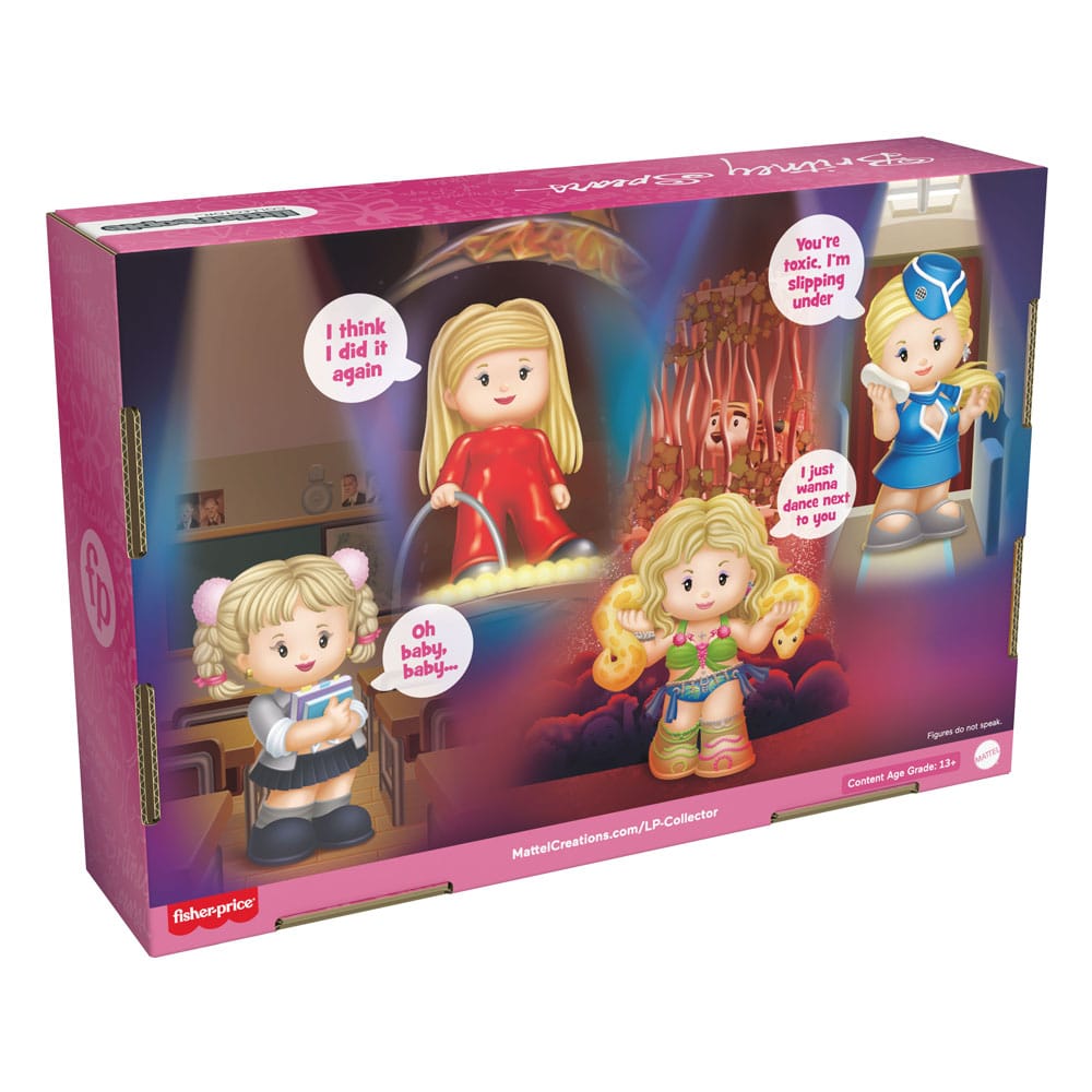 Britney Spears - Fisher - Price Little People Collector Mini Figures 4 - Pack 7 cm - darkling.be