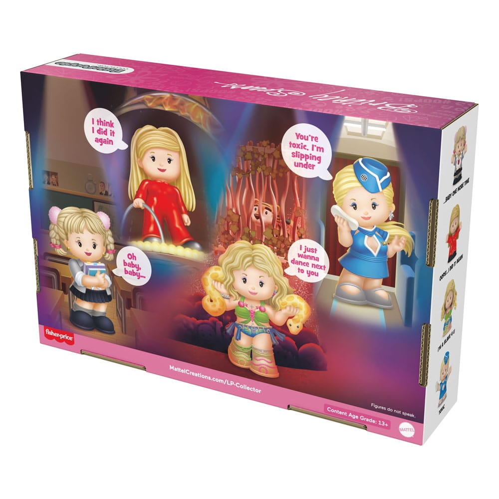 Britney Spears - Fisher - Price Little People Collector Mini Figures 4 - Pack 7 cm - darkling.be