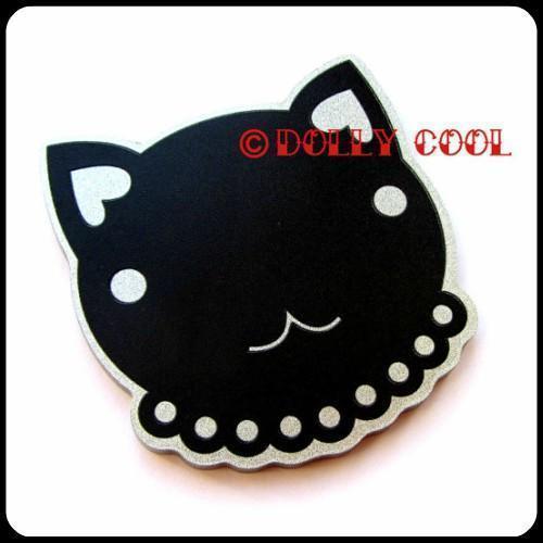 Cat With Pearls Brooch - darkling.be