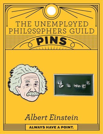 Einstein + E=mc² Pin - darkling.be