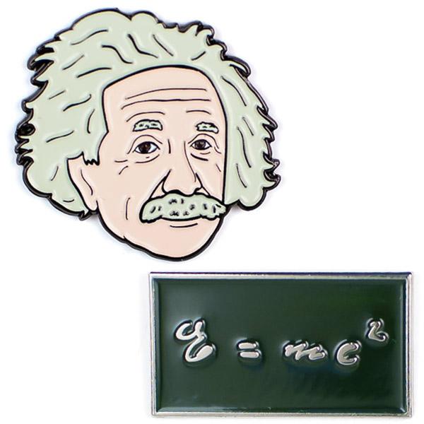 Einstein + E=mc² Pin - darkling.be