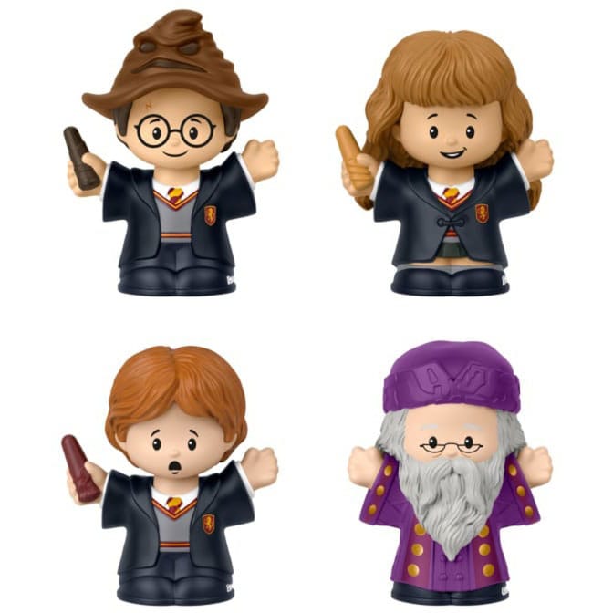 Harry Potter - Fisher - Price Little People Collector Mini Figures 4 - Pack Philosopher's Stone 6 cm - darkling.be