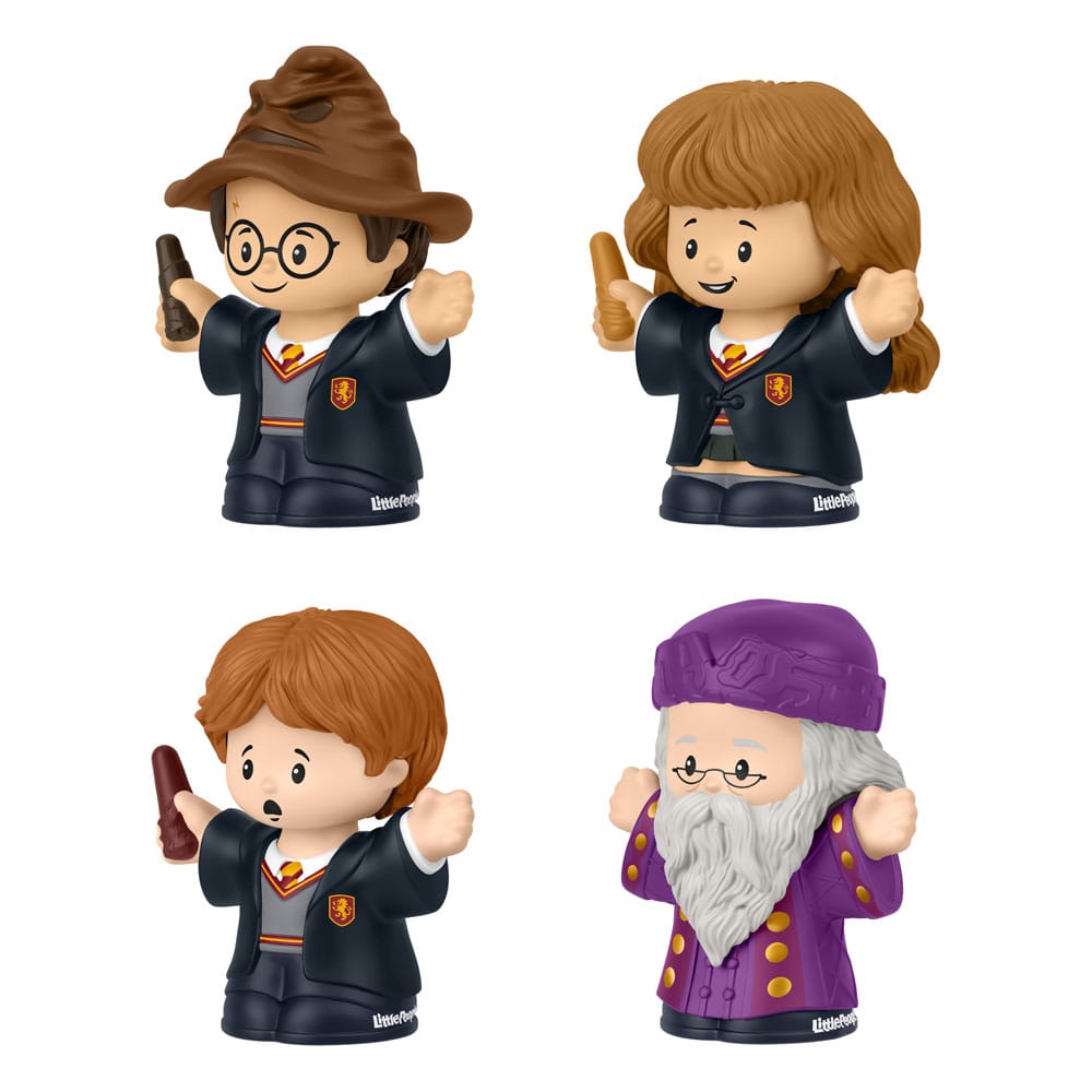 Harry Potter - Fisher - Price Little People Collector Mini Figures 4 - Pack Philosopher's Stone 6 cm - darkling.be