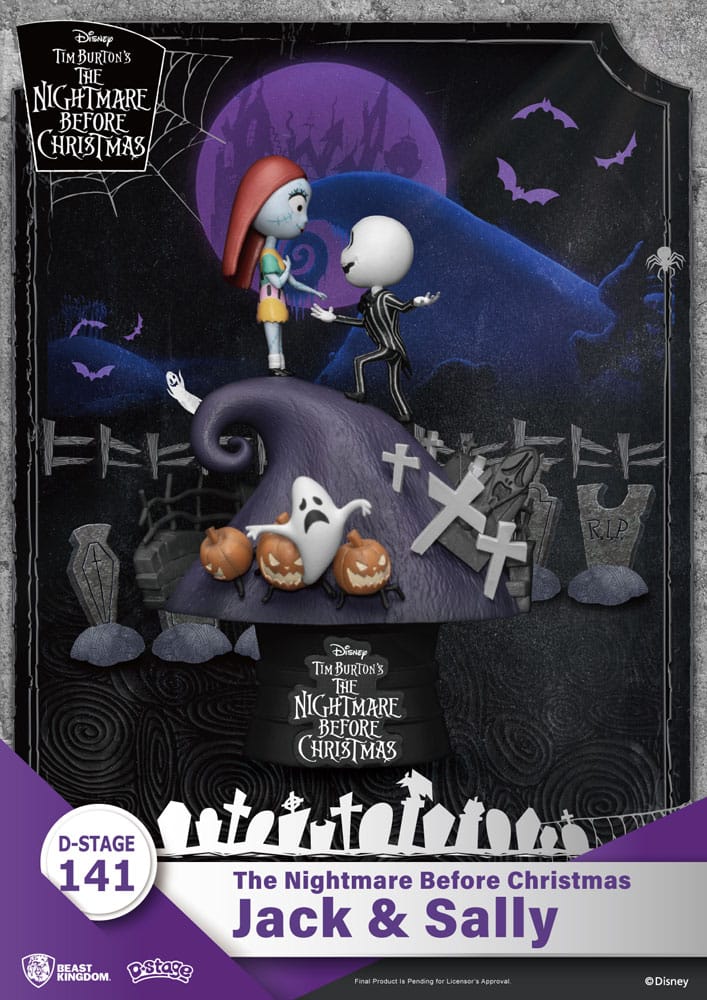 Nightmare before Christmas - D - Stage PVC Diorama Jack & Sally 15 cm - darkling.be