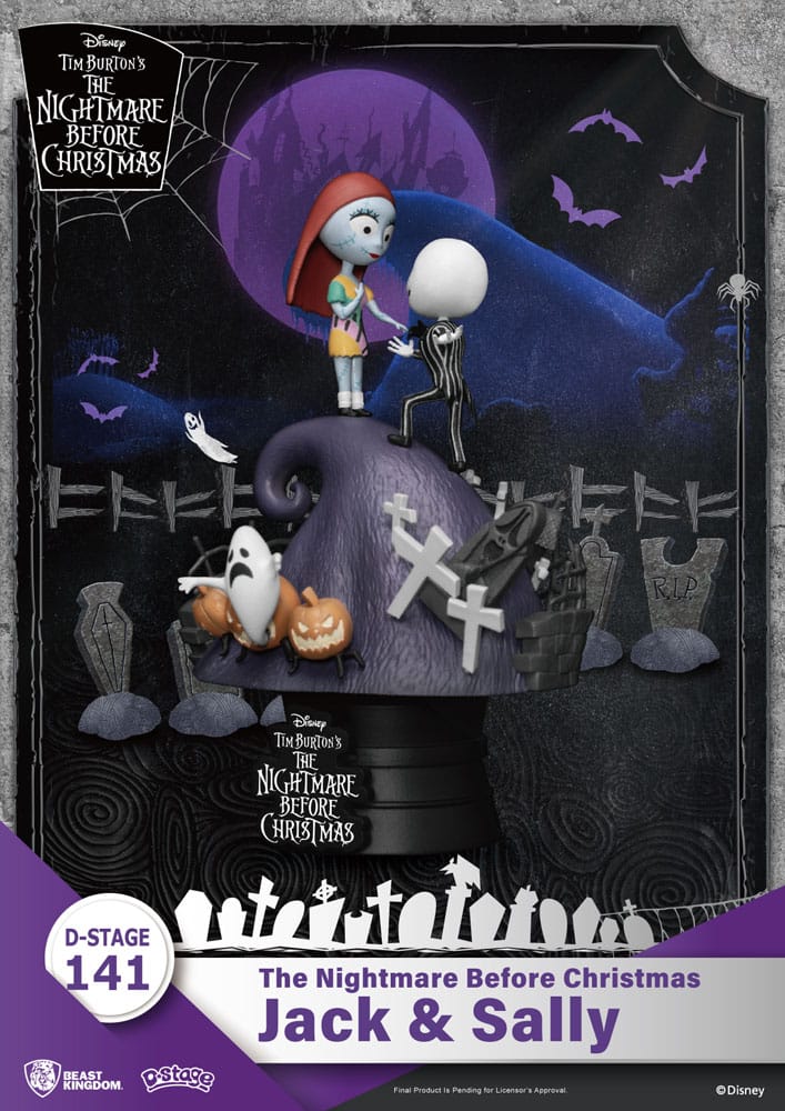 Nightmare before Christmas - D - Stage PVC Diorama Jack & Sally 15 cm - darkling.be