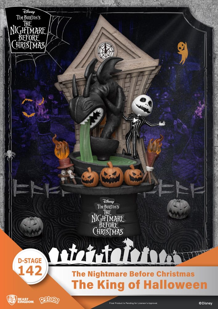 Nightmare before Christmas - D - Stage PVC Diorama The King of Halloween 15 cm - darkling.be