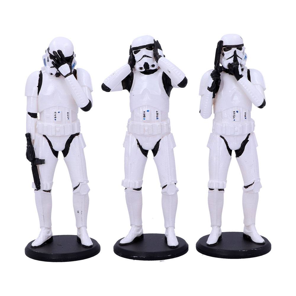 Original Stormtrooper - 3 - Pack Three Wise Stormtroopers 14 cm - darkling.be