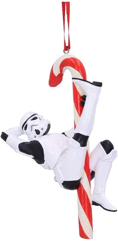 Star Wars - Original Stormtrooper Hanging Tree Ornament Candy Cane 12 cm - darkling.be
