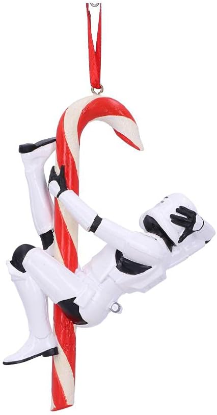Star Wars - Original Stormtrooper Hanging Tree Ornament Candy Cane 12 cm - darkling.be