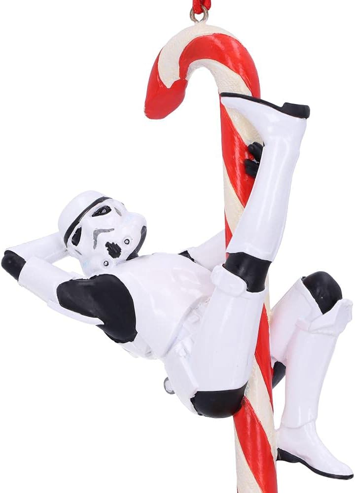 Star Wars - Original Stormtrooper Hanging Tree Ornament Candy Cane 12 cm - darkling.be
