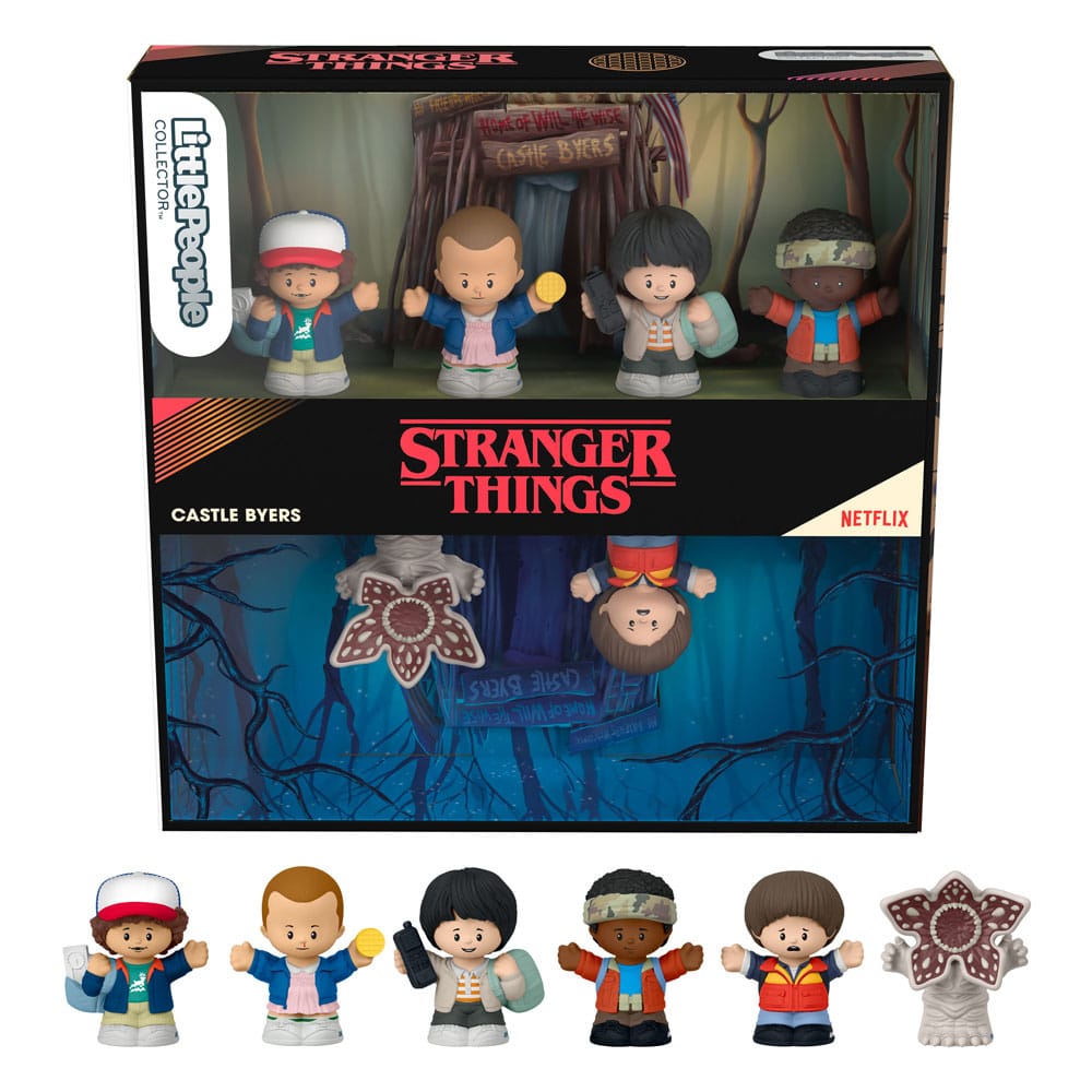 Stranger Things - Fisher - Price Little People Collector Mini Figures 6 - Pack Castle Byers 7 cm - darkling.be