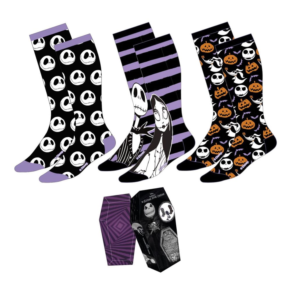 The Nightmare Before Christmas - Socks 3 - Pack Icons (35 - 41) - darkling.be