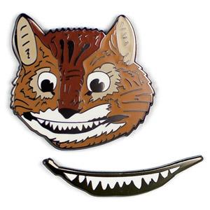 Alice In Wonderland - Cheshire Cat + Smile Pin - darkling.be