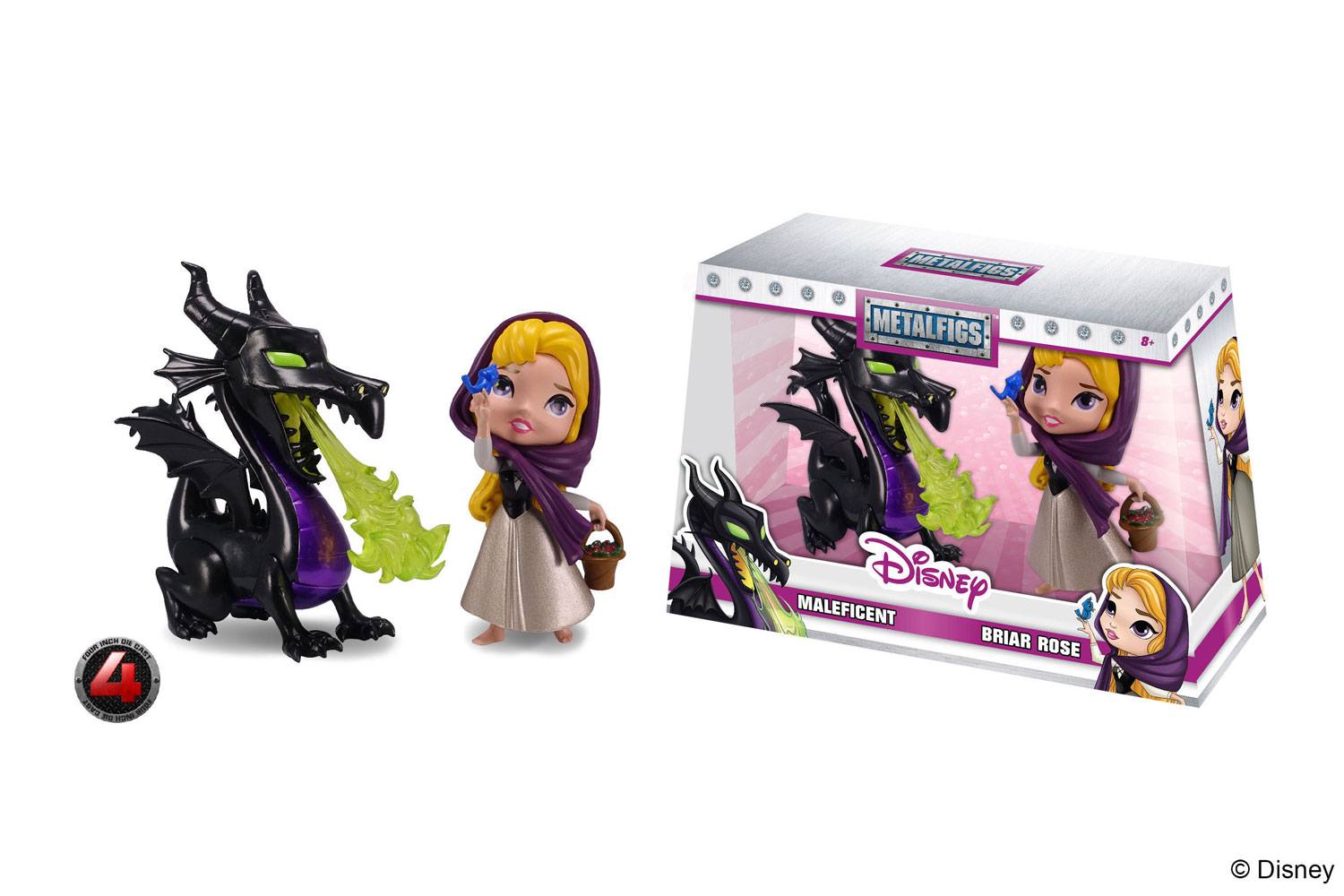 Disney - Metalfigs Diecast Mini Figures 2-Pack Maleficent & Briar Rose 10 cm - darkling.be