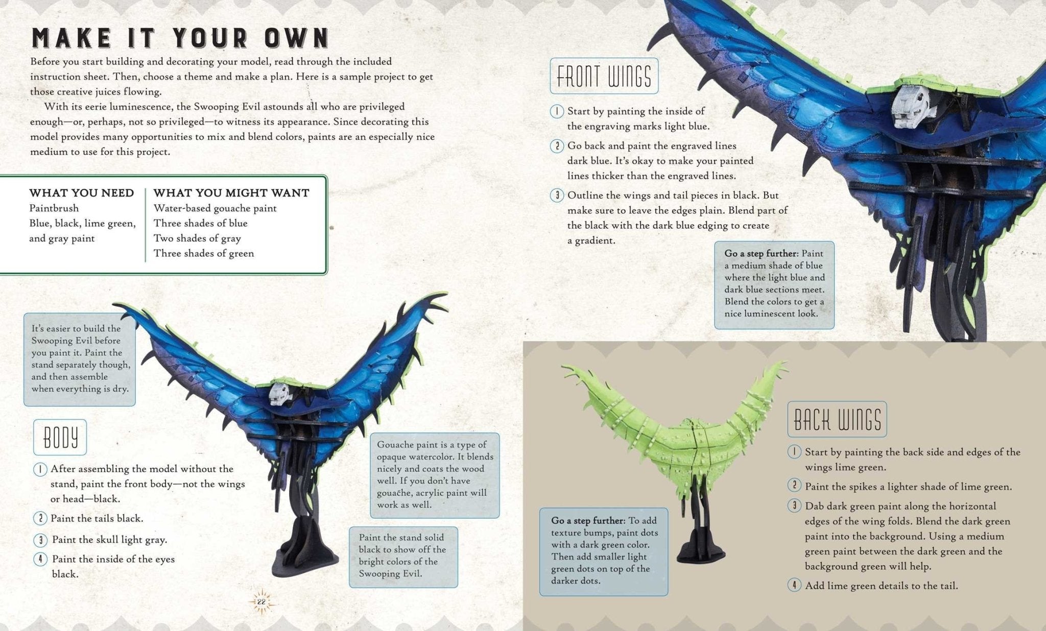 Fantastic Beasts and Where to Find Them - Swooping Evil Deluxe Book and Model Set - darkling.be
