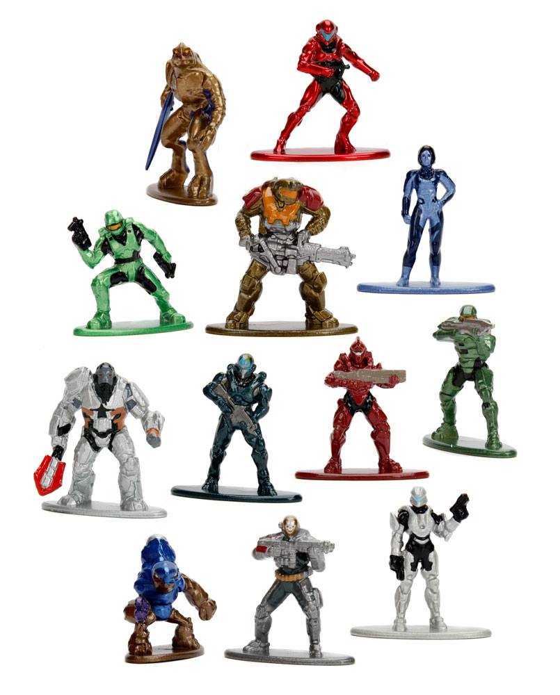 Halo - Nano Metalfigs Diecast Mini Figures 4 cm Assortment - darkling.be