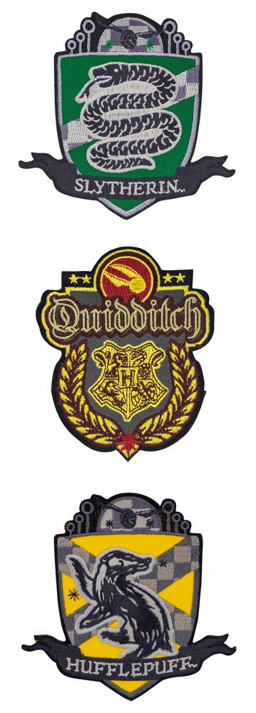 Harry Potter - Quidditch Hogwarts set of 3 patches - darkling.be