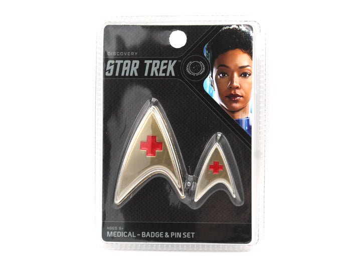 Star Trek - Star Trek Discovery Enterprise Badge & Pin Set Medical - darkling.be