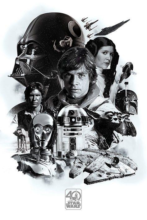 Star Wars - Poster Pack 40th Anniversary (Montage) 61 x 91 cm - darkling.be
