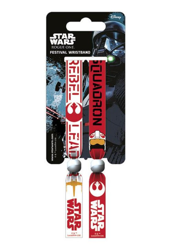 Star Wars - Rogue One Festival Wristband 2-Pack Rebel - darkling.be