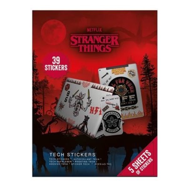 Stranger Things - Season 4 Tech Stickers - darkling.be