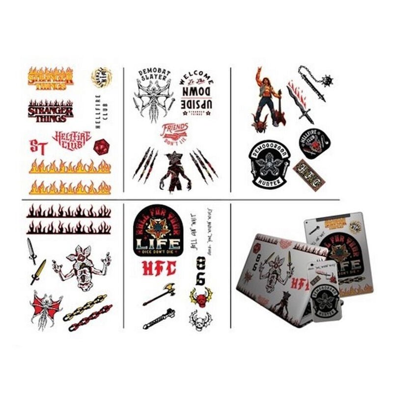 Stranger Things - Season 4 Tech Stickers - darkling.be